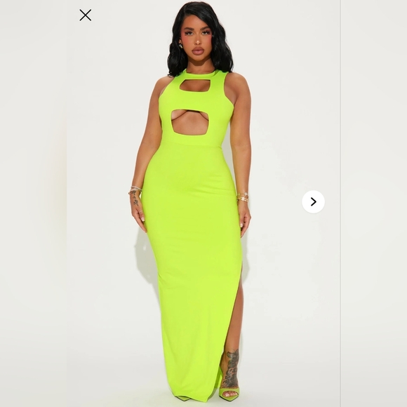 Fashion Nova Dresses & Skirts - Fashion Nova- Maria Cut Out Maxi Dress- W Sz Medium